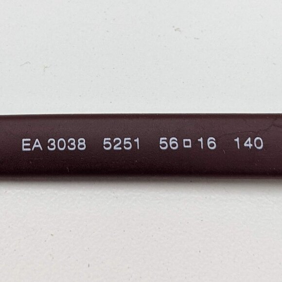 🕶️Emporio Armani EA3038 5251Eyeglasses 56/16 140 /KAI239🕶️ - Picture 3 of 8